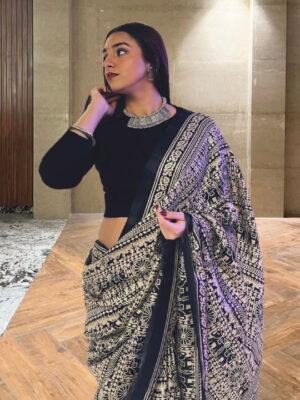 Ethnic Motifs Printed Saree